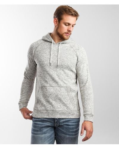 BKE Gerald Sweater Knit Hoodie - Gray