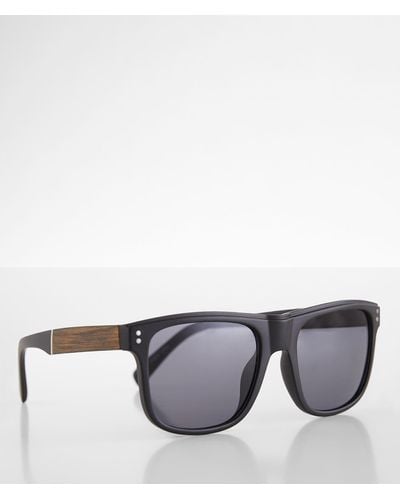 BKE Two Tone Woodgrain Sunglasses - Gray