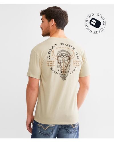 Ariat Over Under Bison T-shirt - Natural