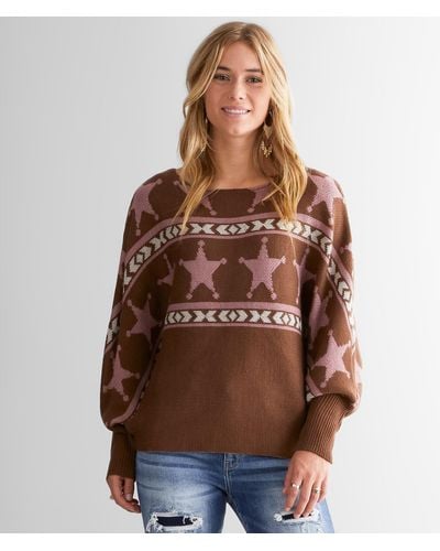 Ariat Lawless Dolman Sweater - Brown