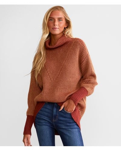 Daytrip Turtleneck Sweater - Brown