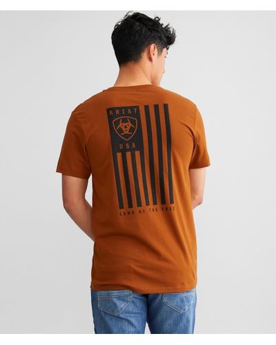 Ariat Vertical Bias T-shirt - Brown