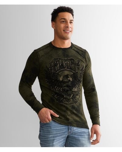 Affliction War Cry Reversible Thermal - Green