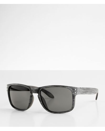 BKE Woodgrain Sunglasses - Gray