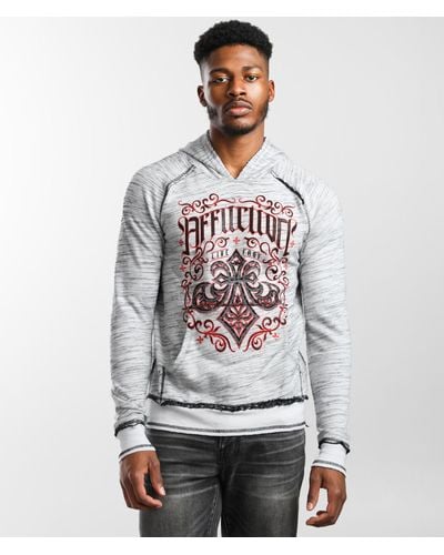 Affliction Winter Epitaph Reversible Hoodie - Gray