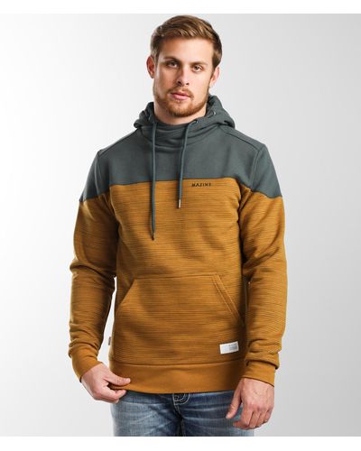 Mazine Ripley Stripe Hooded Sweatshirt - Green