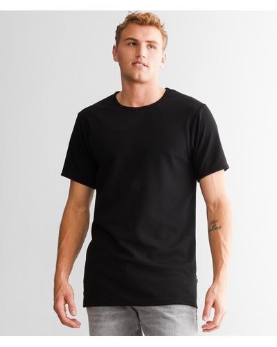 Rustic Dime Textured T-shirt - Black