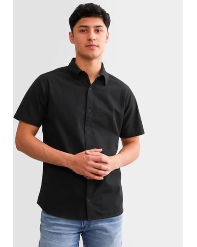 Departwest Textured Shirt - Black