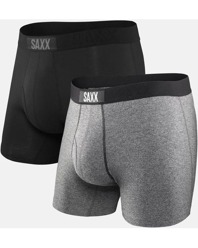 Saxx Underwear Co. Ultra Stretch Boxer Briefs - Gray