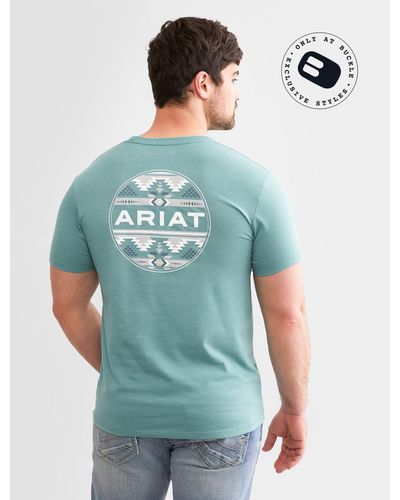Ariat Western Geo Fill T-shirt - Blue