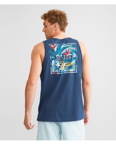 Hurley Everyday Four Corners Tank Top - Blue