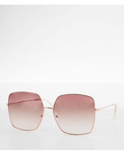 BKE Oversized Sunglasses - Pink