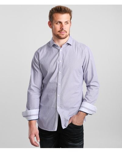 J.B. Holt Embroidered Athletic Shirt - Purple