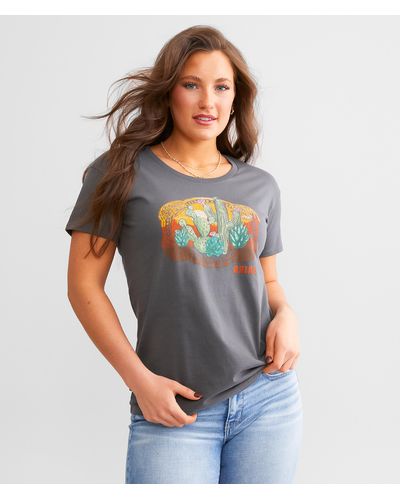 Ariat Buckle Up T-shirt - Gray