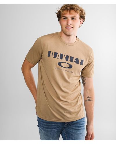 Oakley Bark Inverse O Hydrolix T-shirt - Brown