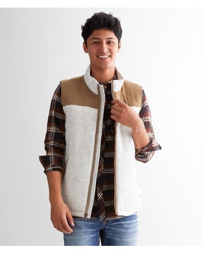 Outpost Makers Textured Vest - Brown