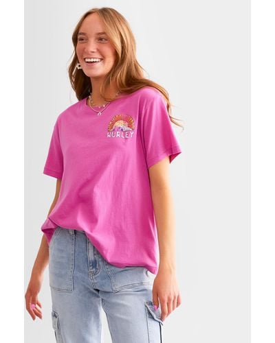 Hurley Cruising Girlfriend T-shirt - Pink
