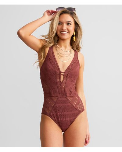 Becca Swim Color Play Swimsuit - Red