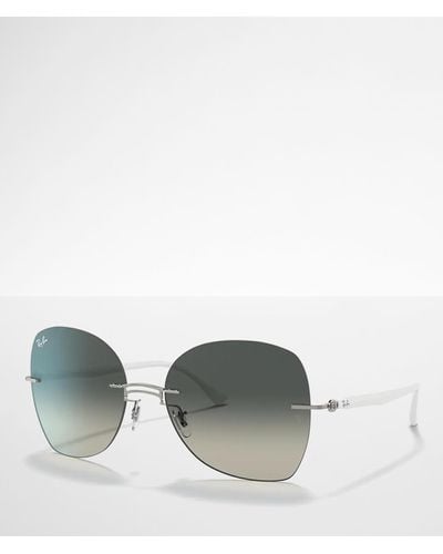 Ray-Ban Rimless Titanium Sunglasses - Gray