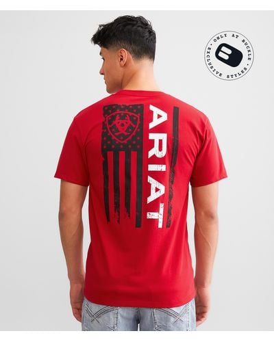 Ariat Founding Flag T-shirt - Red