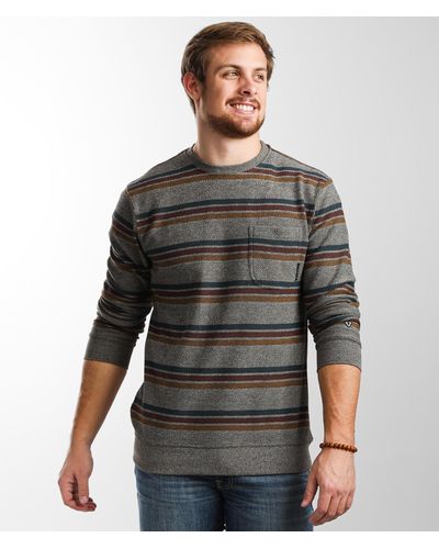 Vissla Quiver Striped Pullover - Gray