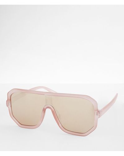 BKE Full Shield Sunglasses - Natural