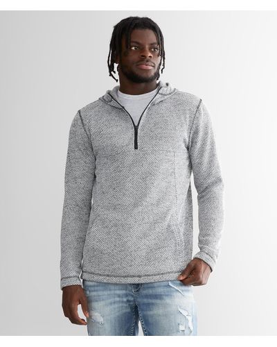BKE Declan Hooded Sweater - Gray