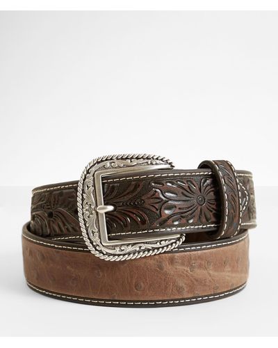 Ariat Embossed Leather Belt - Brown