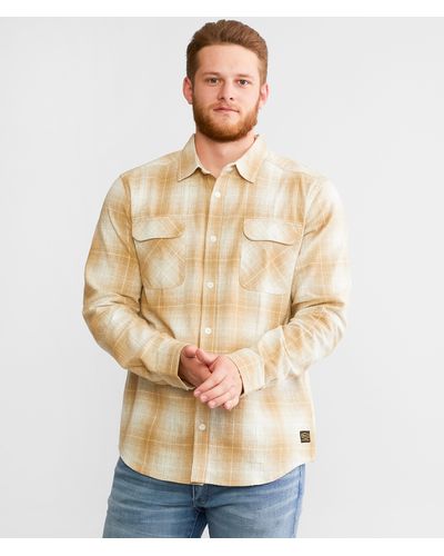 RVCA Dayshift Flannel Shirt - Natural