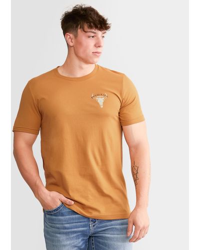 Pendleton Rodeo Skull T-shirt - Orange
