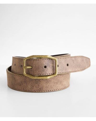BKE Bonded Leather Belt - Brown