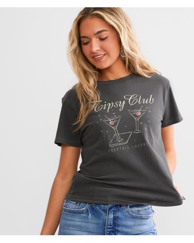 Desert Dreamer The Tipsy Club T-shirt - Gray