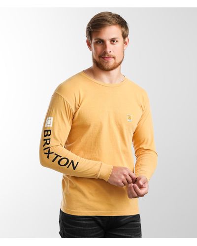 Brixton Beta Ii T-shirt - Yellow
