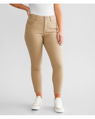 BKE Gabby Ankle Skinny Stretch Pant - Natural