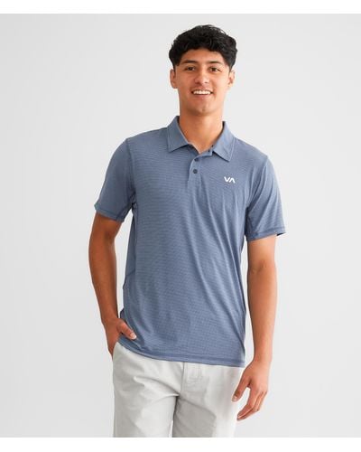 RVCA Sport Vent Polo - Blue