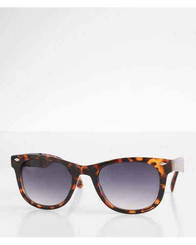 BKE Tort Foldable Sunglasses - Blue