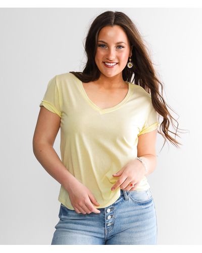 Z Supply Kasey Modal Blend T-shirt - Yellow