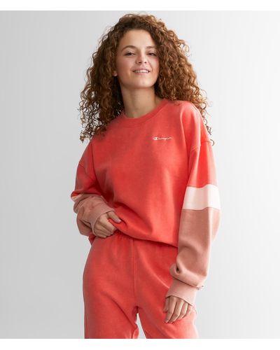 Champion Sun Dye Washed Pullover - Red
