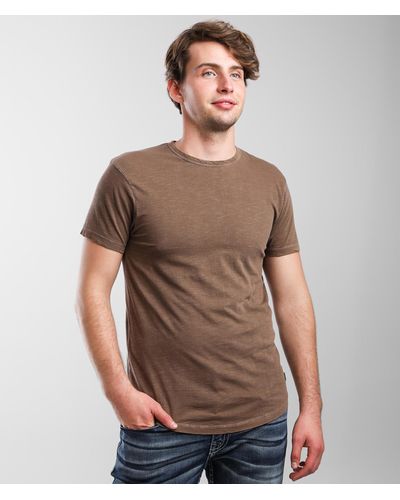 Outpost Makers Slub Knit T-shirt - Brown