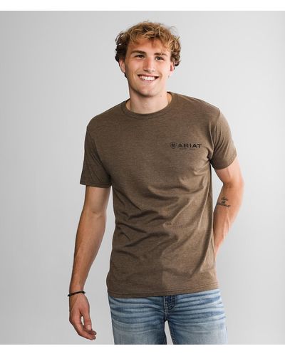 Ariat Zuni Flag T-shirt - Brown