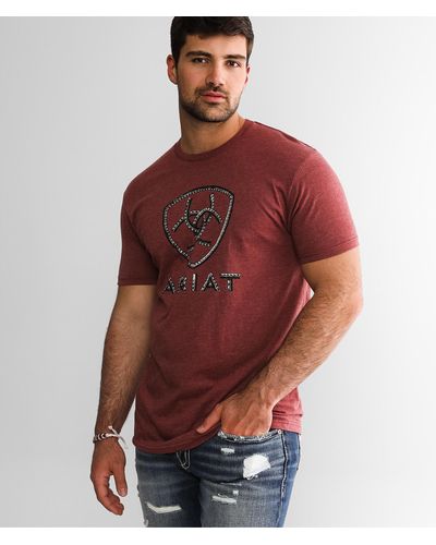 ARIAT Men's USA Banner Shield Short Sleeve Graphic T-Shirt - 10047595-L