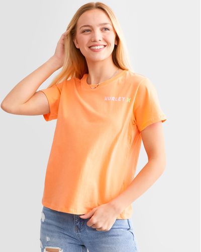 Hurley Smile Check Classic T-shirt - Orange