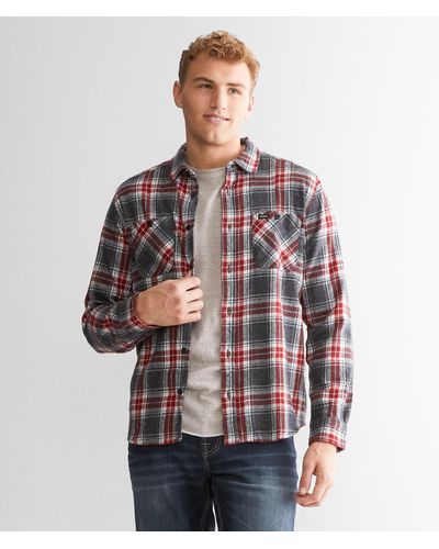 RVCA Mazzy Flannel Shirt - Red