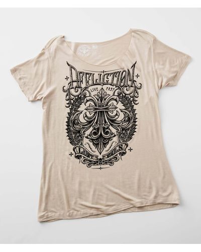 Affliction Corroded T-shirt - Natural
