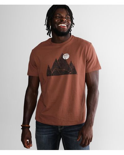 Tentree Mountain Peaks T-shirt - Brown
