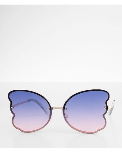 BKE Butterfly Sunglasses - Purple