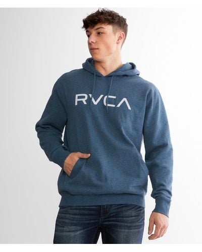 RVCA Big Hooded Sweatshirt - Blue