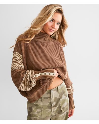 Free People Get Cozy Pullover - Brown