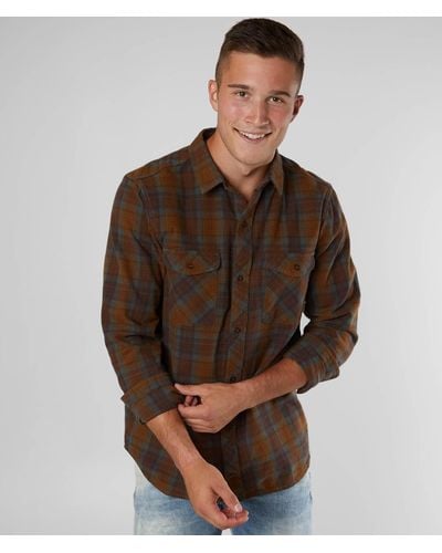 Element Ashland Flannel Shirt - Brown