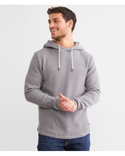 Outpost Makers Waffle Knit Hoodie - Gray
